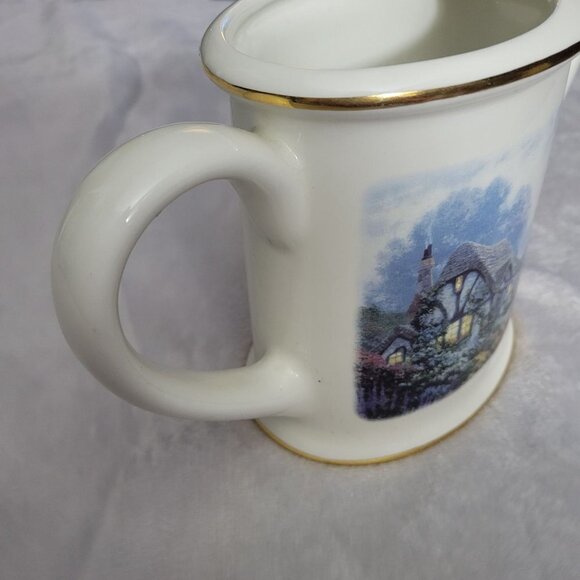 Thomas Kinkade 2004 Chandler's Cottage Teleflora Gift Water Can Flower Vase - Picture 3 of 8
